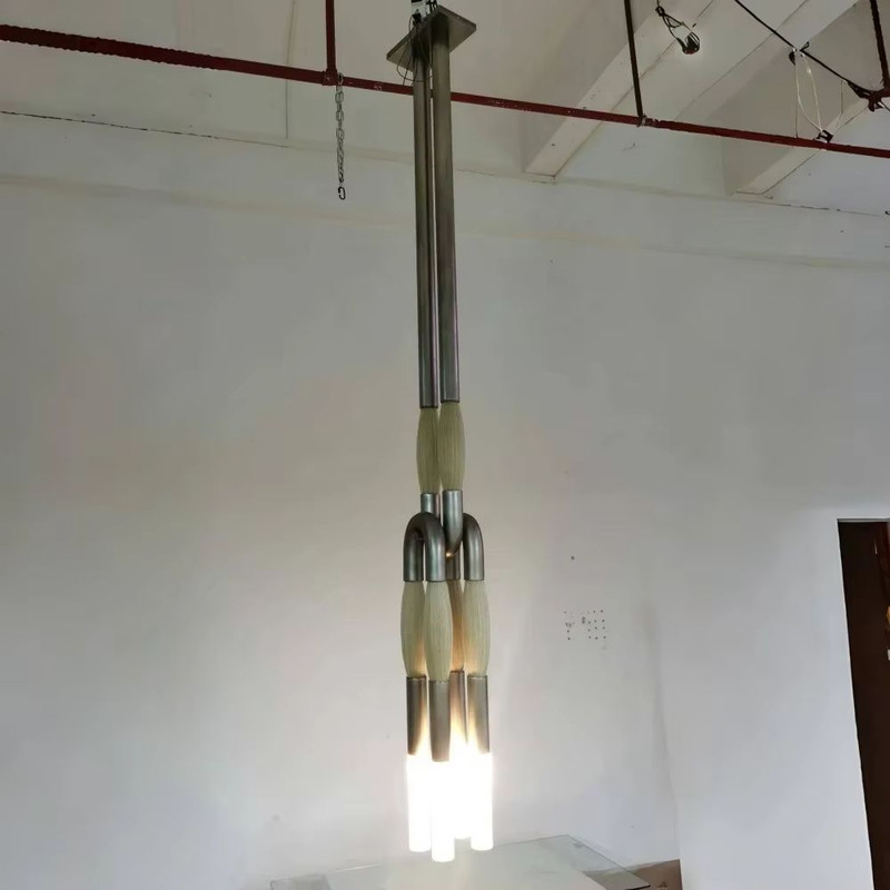 Nordic Vintage Horsehair Sconce Wall Lamp Designer Copper LED Wall Light For Bedroom Corridor Hotel 9