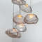 Modern Cloud Design Smoky Grey Glass Pendant Light Handcrafted Blown Glass Hanging Lamp For Living 1