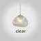Modern Cloud Design Smoky Grey Glass Pendant Light Handcrafted Blown Glass Hanging Lamp For Living 7