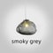 Modern Cloud Design Smoky Grey Glass Pendant Light Handcrafted Blown Glass Hanging Lamp For Living 8