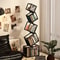 Modern Rotating Bookshelf MultiTier Shelf Organizer For Childrens Books Magazines Home Storage 1