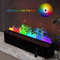 3D Electric Fireplace With Water Steam Humidifier Smart Home LED Flame Crackling Sound For WallTV 1