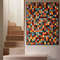 Modern 3D Wood Wall Art Handmade Mosaic Tile Acoustic Diffuser For Home Showroom Decoration 0