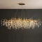 Luxury Gold Crystal LED Chandelier Elegant Ceiling Light For Living Room Dining Bedroom 4