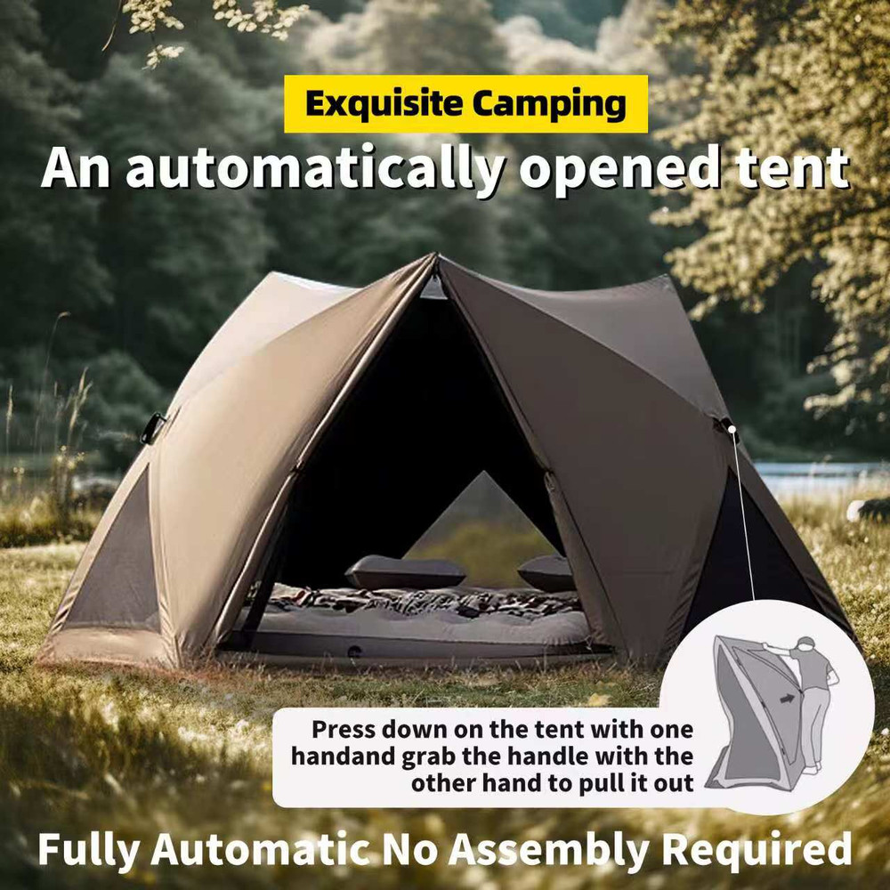 PopUp Sunshade Tent Waterproof Portable For Beach Park Camping Easy Setup In Seconds 2