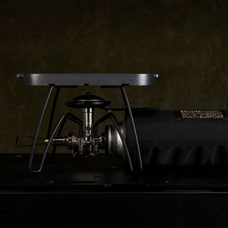 Portable Spider Stove Compact Folding Card Design For Camping Hiking Outdoor Kitchenware 3