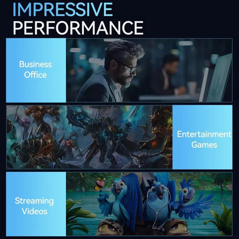 Intel Core I9 Gaming Mini PC 16GB DDR 1TB M2 SSD Window 11 Pro 4