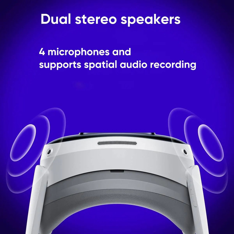 PICO 4 Ultra VR MR Headset Wireless Virtual Reality Glasses With 4K Display Snapdragon XR2 Gen 2 90 5