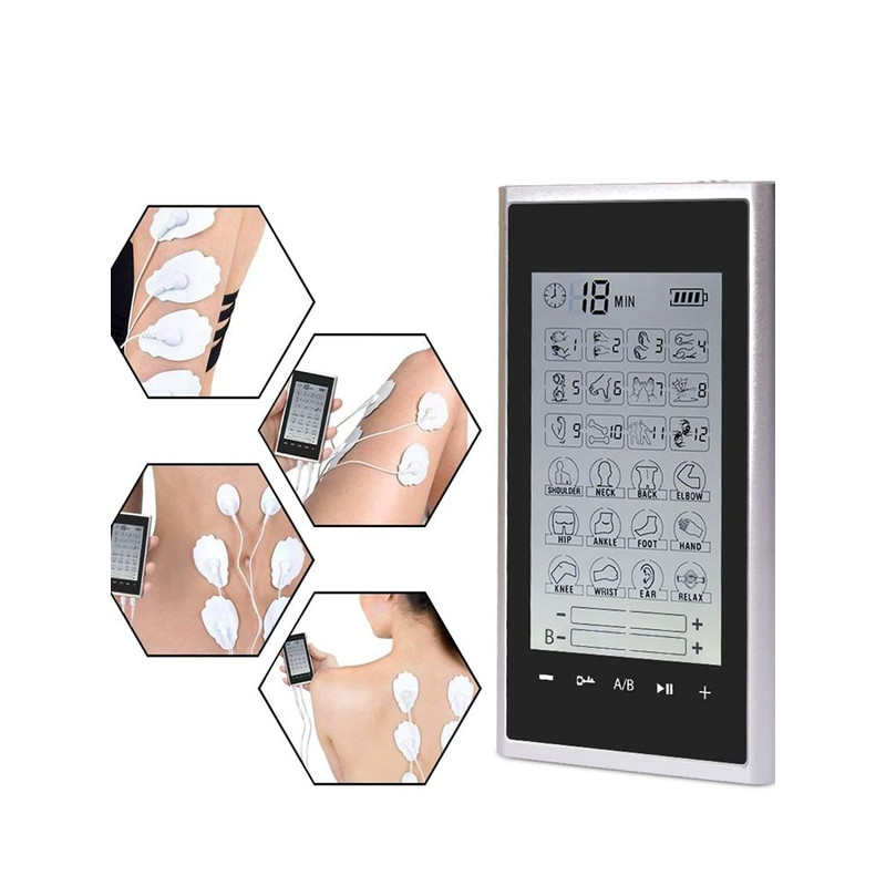 24Mode TENS Unit Muscle Stimulator 4 Output Channel Electric EMS Massager For Pain Relief Body Sl 3