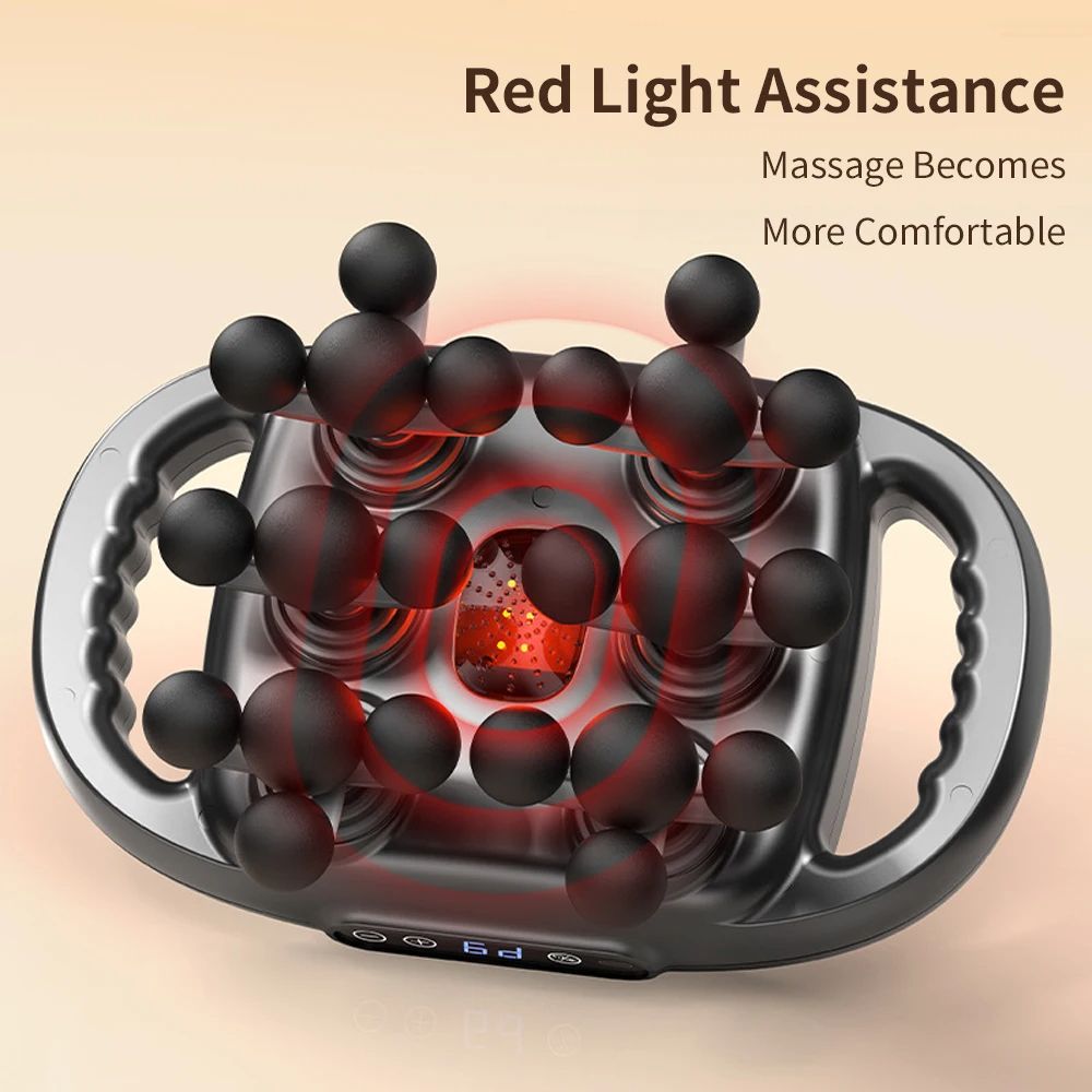 22Head Fascia Gun HighFrequency Vibration Body Massage Gun For Back Waist Neck Shoulder Deep Muscle 2