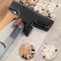 wired portable handheld vacuum cleaner with extension rod, compact & powerful