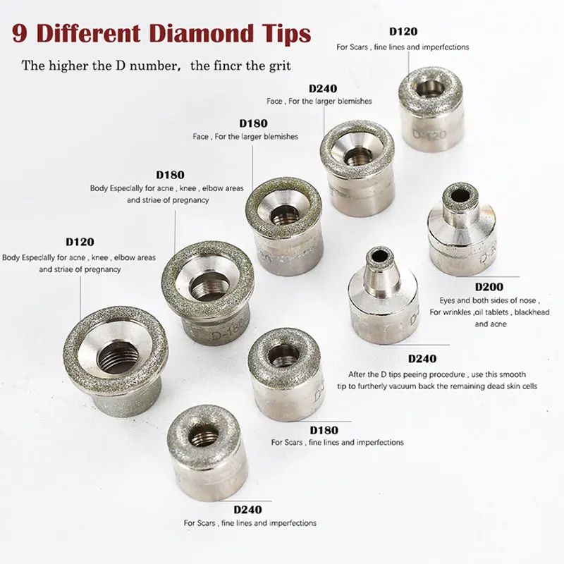 Diamond Microdermabrasion Machine Power Professional Dermabrasion Device For Home Use Facial Skin C 3