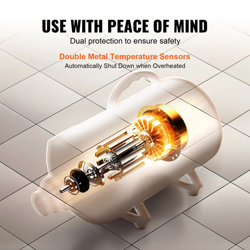 Dog Blow Dryer Adjustable Speed Dual Temperature Control 4 Nozzles Extendable Hose For Pet Hair Gro 2