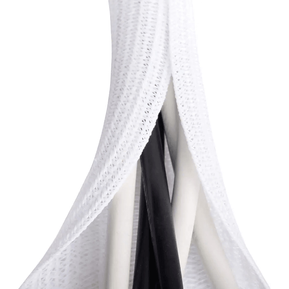 White Cable Organizer Sleeve For Desk PC TV Computer Wire Protector Cable Wrap Cover 6