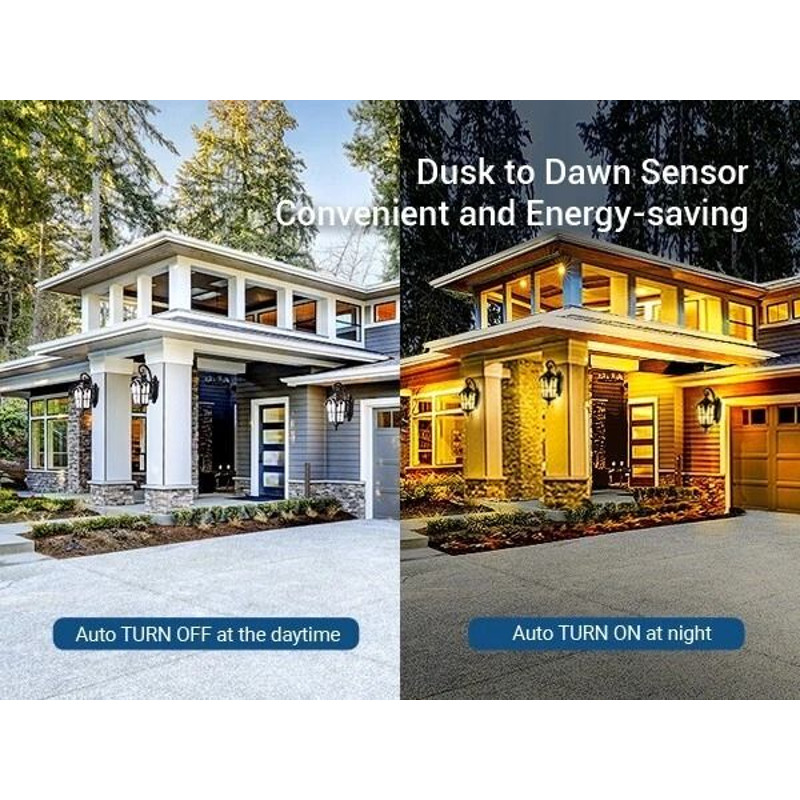 Wall Lamp Outdoor Light Fixtures Dusk To Dawn Lanterns For Porch Patio Or Garage 3