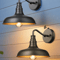 Dusk To Dawn Outdoor Wall Lights Farmhouse Gooseneck Barn Black Porch Lanterns 0