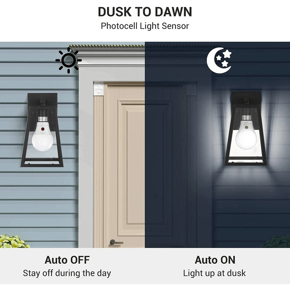 Automatic Dusk To Dawn LED Bulbs Super Bright Outdoor Sensor Lights Daylight UL Energy Star Lamp Re 4