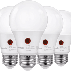 automatic dusk to dawn led bulbs, super bright outdoor sensor lights, daylight, ul energy star, lamp replace