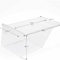 Crisper Pan Bottom Compatible With Frigidaire Kenmore Refrigerator Clear Replacement Drawer 1