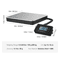 Digital Shipping Scale Postal Scale With LCD ACDC Dual Power Stainless Steel Platform 6