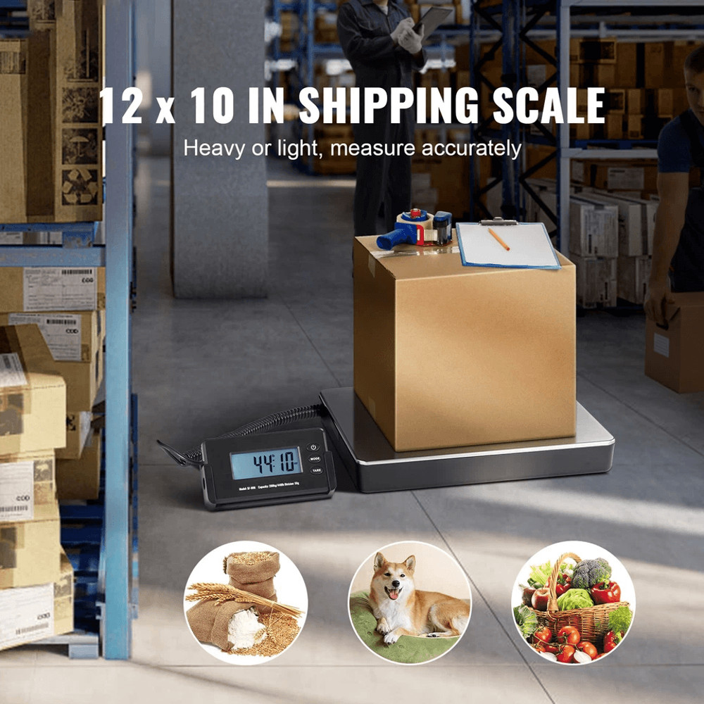 Digital Shipping Scale Postal Scale With LCD ACDC Dual Power Stainless Steel Platform 1