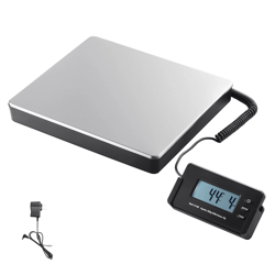 digital shipping scale, postal scale with lcd, ac/dc dual power & stainless steel platform