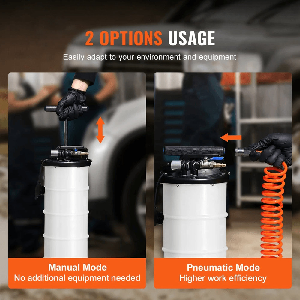 Dual Mode Fluid Extractor Pneumatic Manual Oil Change Vacuum Pump 1