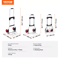 Folding Hand Truck Aluminum Luggage Trolley Cart Dolly Bungee Cord 5