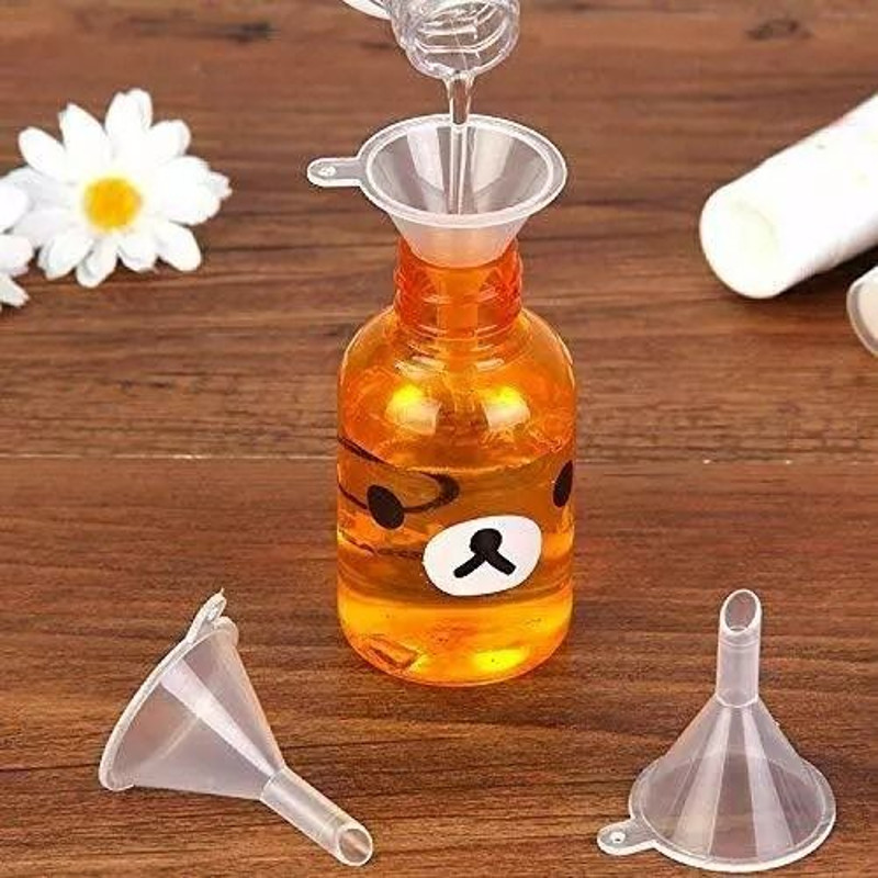 Small Plastic Funnels 10Pack Perfect For Essential Oils Perfume Refills DIY Bottle Filling 3