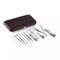 12PCS Professional Pedicure Manicure Set Nail Clippers Cuticle Cleaner Grooming Kit With Case 0