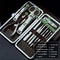 12PCS Professional Pedicure Manicure Set Nail Clippers Cuticle Cleaner Grooming Kit With Case 2
