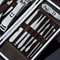 12PCS Professional Pedicure Manicure Set Nail Clippers Cuticle Cleaner Grooming Kit With Case 4