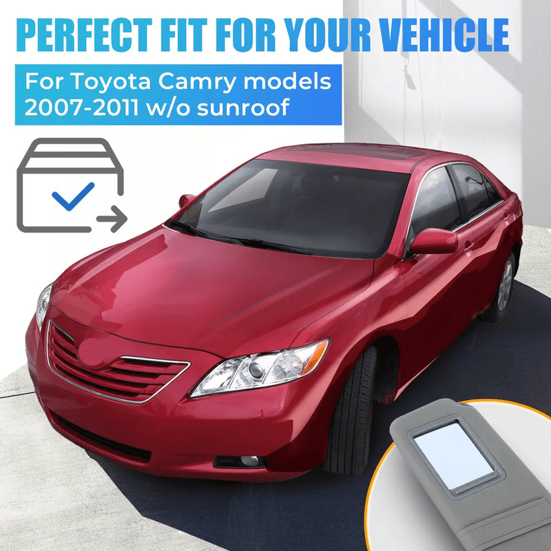 Left Driver Side Sun Visor Sunshade Without Sunroof For Toyota Camry Gray Replacement 4