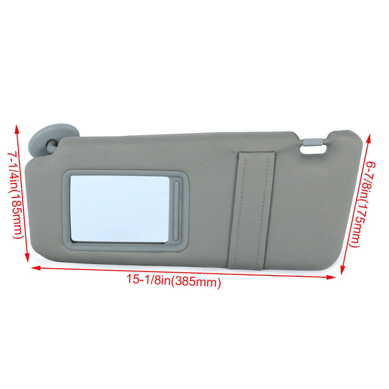 Left Driver Side Sun Visor Sunshade Without Sunroof For Toyota Camry Gray Replacement 1