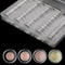 25mm Coin Capsules 100Pack Clear Round Plastic Holder For US Quarters Coin Collection Storage 4