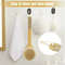 Bath Body Brush With Soft Bristles Long Bamboo Handle Back Scrubber For Shower AntiSlip Grip 3