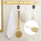 Bath Body Brush With Soft Bristles Long Bamboo Handle Back Scrubber For Shower AntiSlip Grip 3