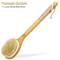 Bath Body Brush With Soft Bristles Long Bamboo Handle Back Scrubber For Shower AntiSlip Grip 4