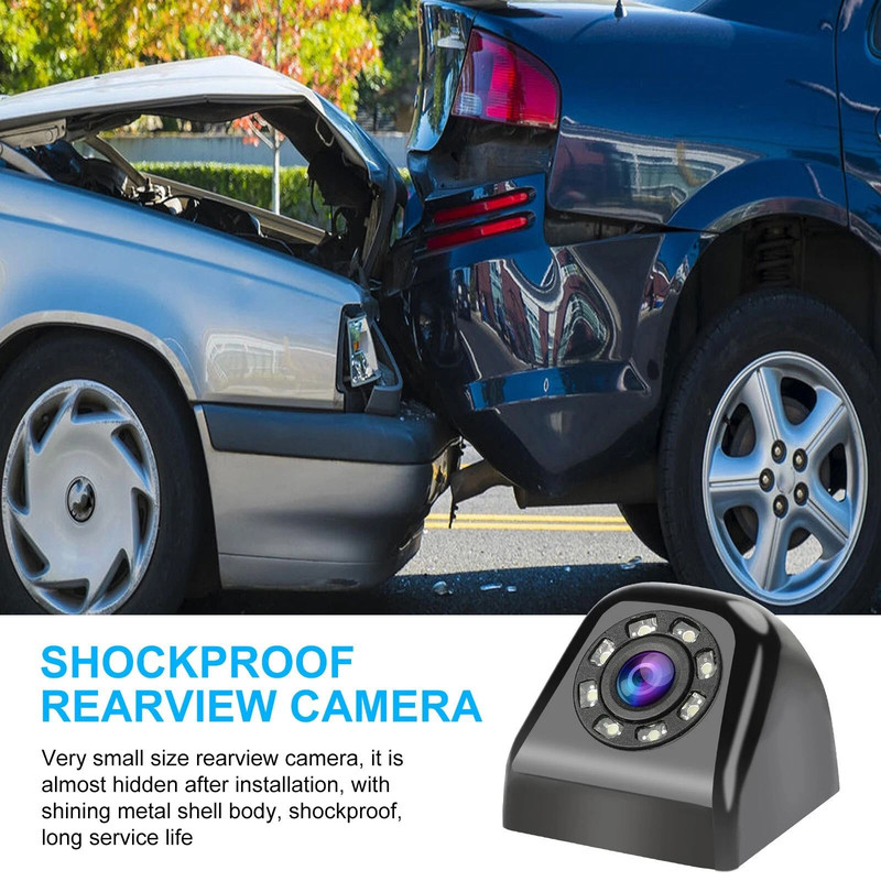 Backup Camera For Cars 170 Wide Angle 8 LED Night Vision Waterproof HD CMOS Reverse Camera 1