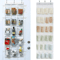 Over The Door Shoe Organizer Rack Clear Vinyl Pockets Hanging Storage Holder Bag For Closet Door 1