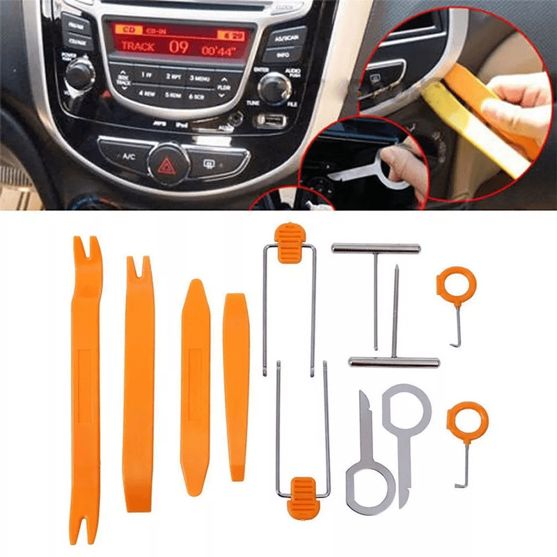 Universal Pry Removal Open Tools Kit For Car Dash Door Trim Panel Clips Radio 1