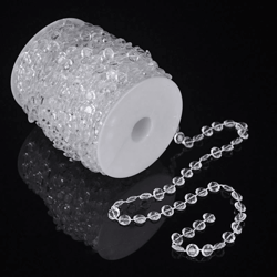 acrylic crystal beaded garland strand for wedding event decoration