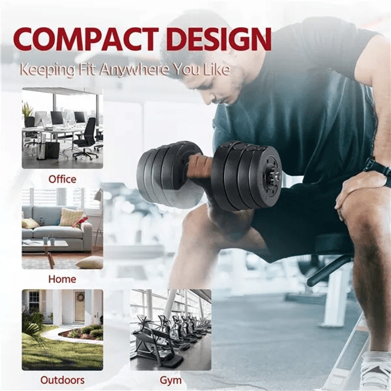 Adjustable Fitness Dumbbell Weight Set For Men Home Gym Strength Toning 4