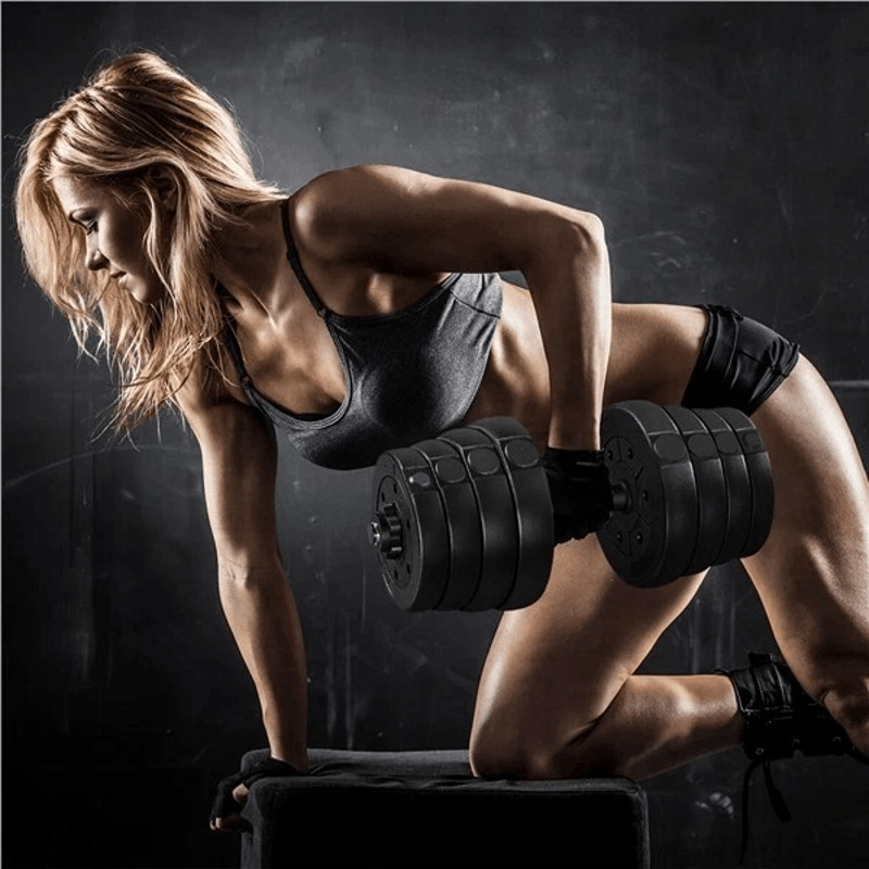 Adjustable Fitness Dumbbell Weight Set For Men Home Gym Strength Toning 5