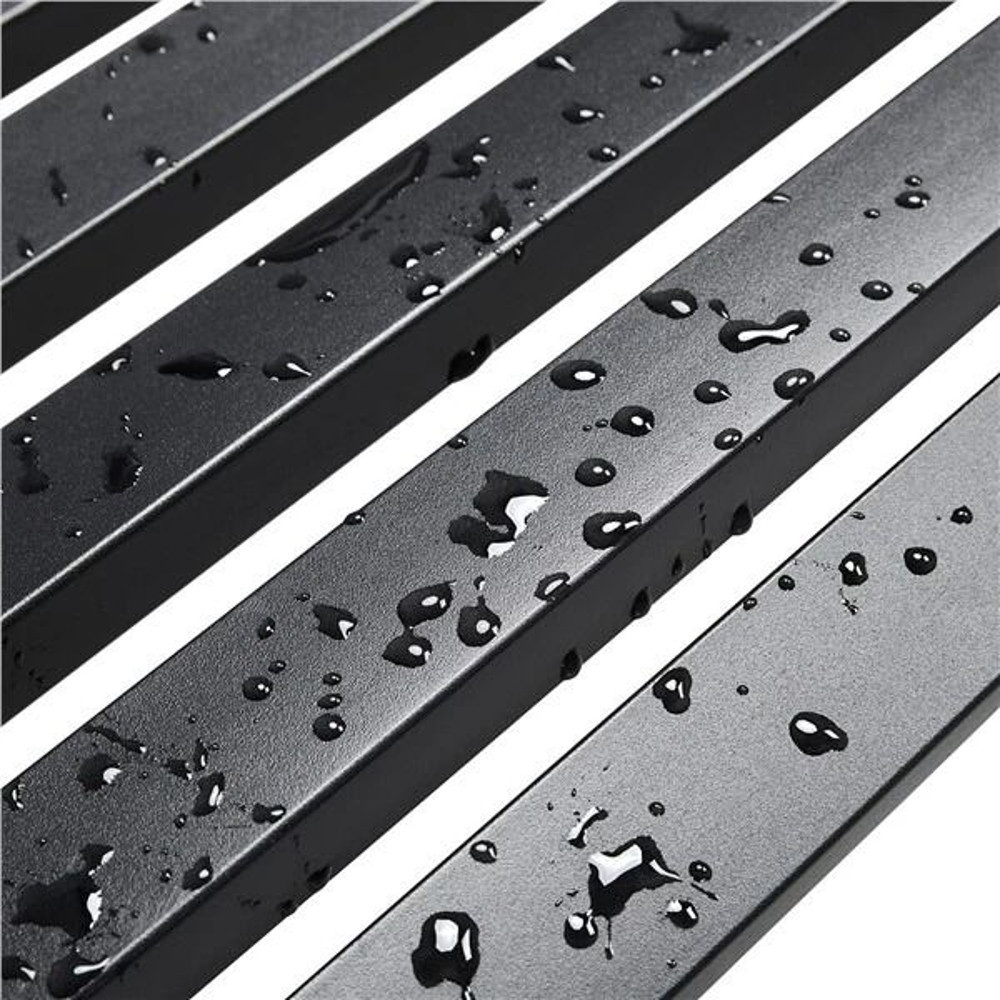 Antique Iron Patio Garden Bench Outdoor Yard Bench With Scroll Heart Design RustResistant Park Benc 5