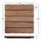 27pcs 12x12 Interlocking Wood Flooring Deck Tiles Outdoor Patio Balcony Decking Wood Tiles For In 8