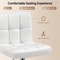 Bar Stools PU Leather Barstools Height Adjustable For Kitchen Island Counter Modern Swivel Stools W 11