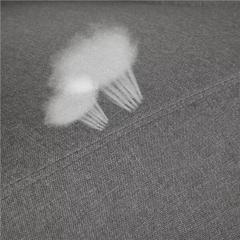 Modern Single Recliner Chair Upholstered Sofa With Pocket Spring For Living Room Gray Linen Reclin 1