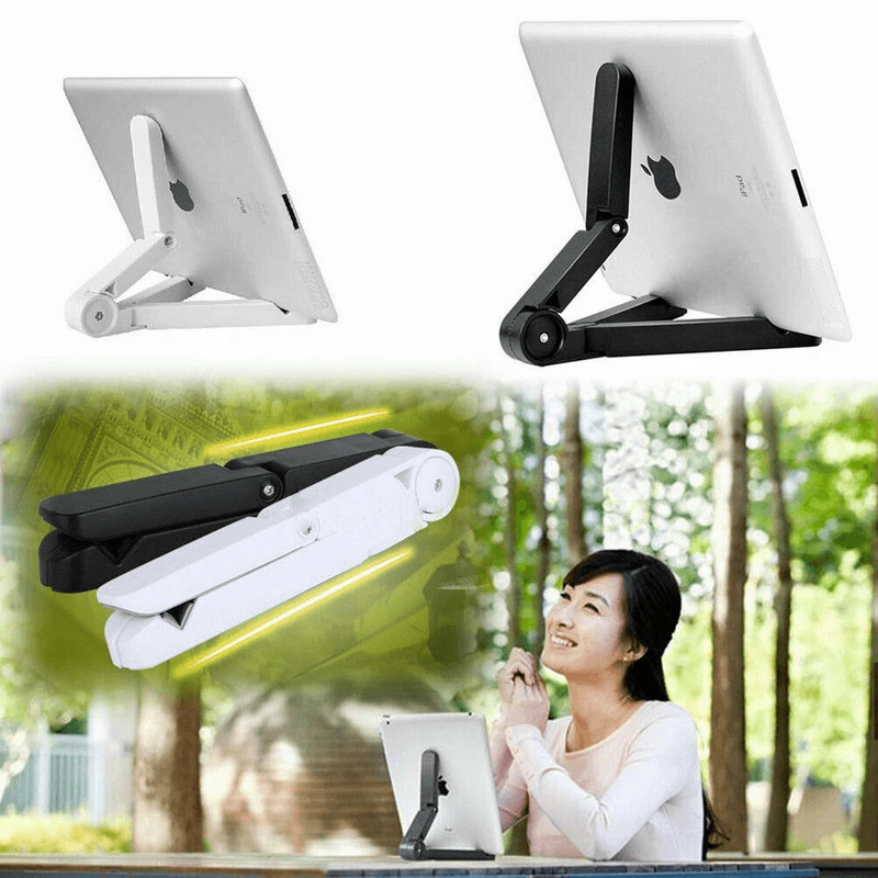 Adjustable Portable Desktop Holder Mount Folding Tablet Stand With Anti Slip For IPad Kindle Devic 1