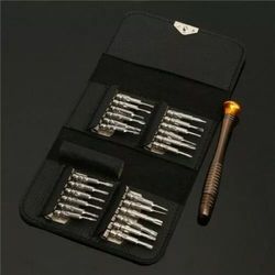 high-precision watch repair tool kit, professional watchmakers screwdriver set & eyeglasses